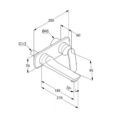 картинка Смеситель для раковины Kludi 522460575 Хром от магазина Сантехстрой