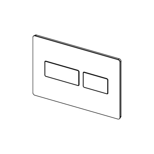 картинка TECEsolid. Панель смыва, черная матовая от магазина Сантехстрой