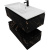 картинка Тумба Cezares Slider 100 SLIDER-1000-1C-PI-NF-P Черный фьюжн от магазина Сантехстрой