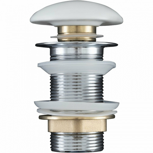 картинка Донный клапан Aquanet 330951 click-clack Белый матовый от магазина Сантехстрой