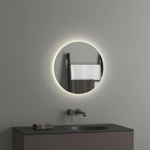 картинка Зеркало круглое Evoform Ledshine BY 2542 50x50 от магазина Сантехстрой