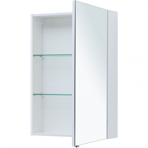 картинка Зеркальный шкаф Aquanet Алвита New 70 R 303893 Белый матовый от магазина Сантехстрой