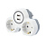 картинка Двойник электрический 16 А с заземлением и защитными шторками + 2 USB порта,  2,4 А,  белый REXANT от магазина Сантехстрой