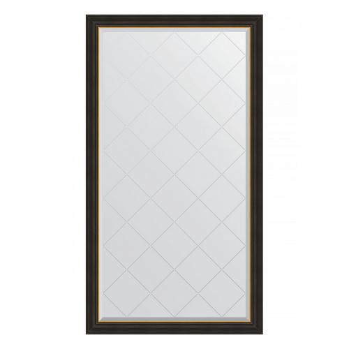 картинка Зеркало Evoform Exclusive-G BY 4538 94x169 черное дерево с золотом от магазина Сантехстрой