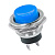 картинка Выключатель-кнопка металл 250V 2А (2с) OFF-(ON) Ø16.2 синяя (RWD-306) REXANT от магазина Сантехстрой