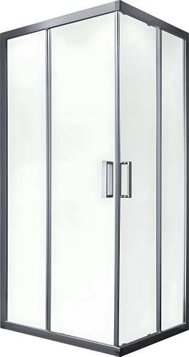 картинка Душевой уголок слайдер Terminus Соренто 05 900х900х2000 квадрат хром от магазина Сантехстрой