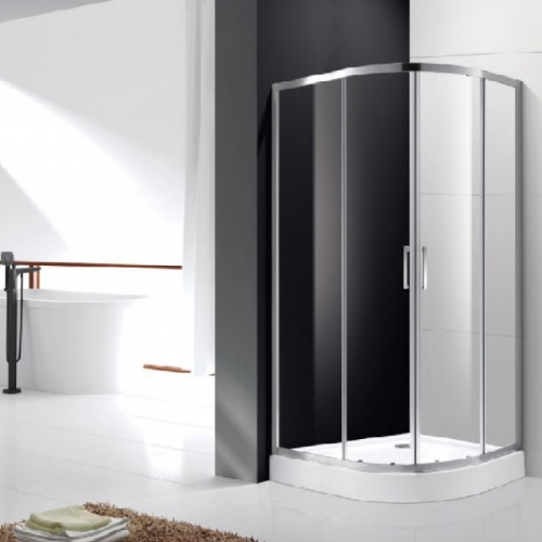 картинка Душевой уголок Cezares Molveno RH-2 120х90 профиль Хром стекло прозрачное от магазина Сантехстрой