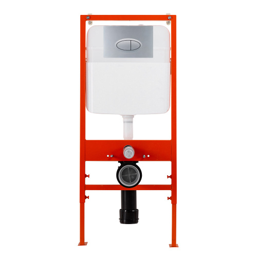 картинка Комплект 2 в 1 Система инсталляции для унитазов BelBagno BB026 с кнопкой смыва BB050CR.MAT от магазина Сантехстрой