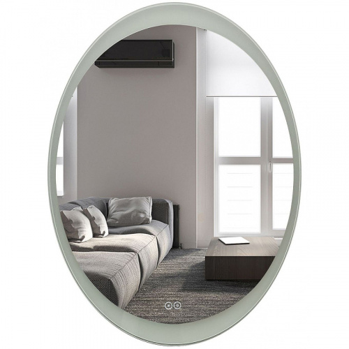 картинка Зеркало Art&Max am-ova-570-770-ds-f-h Белое от магазина Сантехстрой