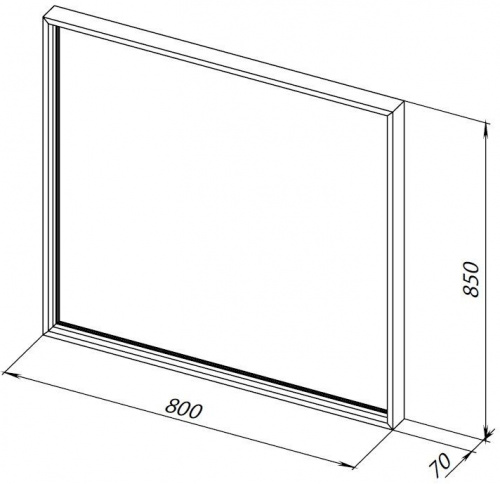 картинка Зеркало Allen Brau Liberty 80 1.330014.60 медь браш от магазина Сантехстрой