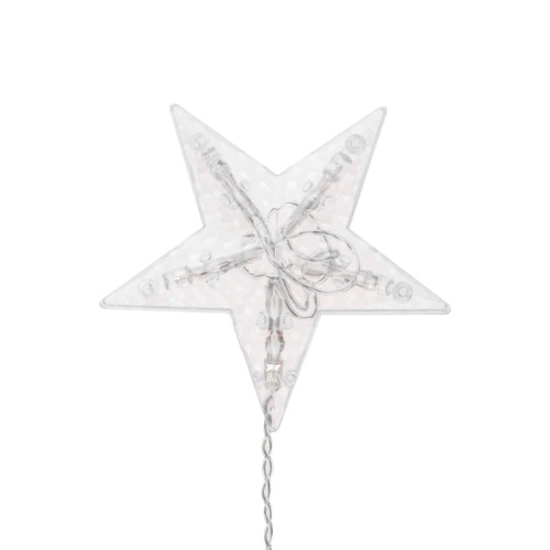 картинка Гирлянда Бахрома со снежинками 2,4х0,9м,  150LED,  белый,  с контроллером 8 режимов,  230В NEON-NIGHT от магазина Сантехстрой