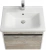 картинка Тумба с раковиной белый глянец/бетон пайн 60 см Акватон Капри 1A2301K1KPDA0 от магазина Сантехстрой