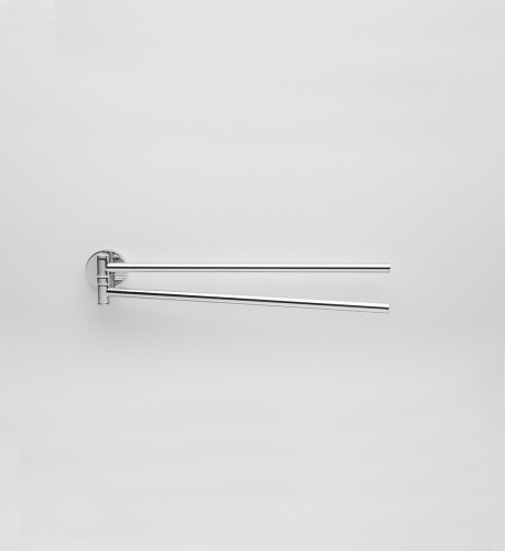 картинка A5532664 Bliss, Двойная вешалка-вертушка для полотенец, 38 см, хром, шт от магазина Сантехстрой