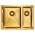 картинка Мойка нерж. сталь ZUSAT, PM225944-BGL, брашированное золото, левая, PVD, 590х440мм, Paulmark от магазина Сантехстрой