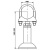 картинка Кронштейн ТВЕК напольный для радиаторов "RIFAR" (твек.10.1.) от магазина Сантехстрой