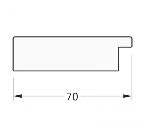 картинка Зеркало Evoform Definite 116х66 BY 3211 в багетной раме - Соты алюминий 70 мм от магазина Сантехстрой