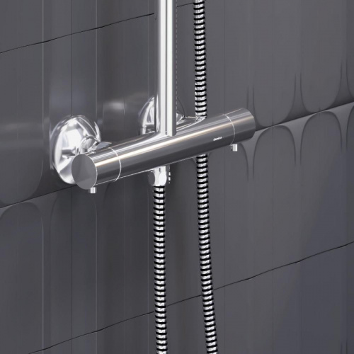 картинка 977800000 Jupiter душевая система с душевым ТМС смесителем, хром от магазина Сантехстрой