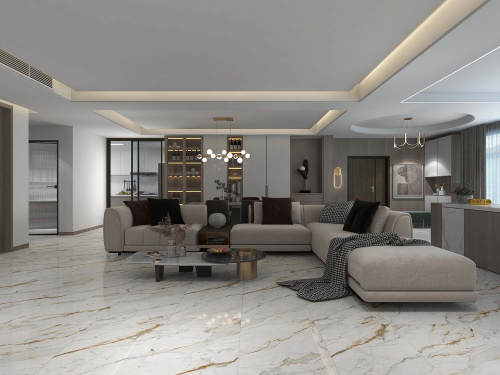 картинка Плитка керамогранитная AZARIO CALACATTA ROYAL GOLD 60x120 Carving (H18004004G) от магазина Сантехстрой