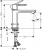 картинка Смеситель для раковины HANSGROHE 72520670 Черный от магазина Сантехстрой