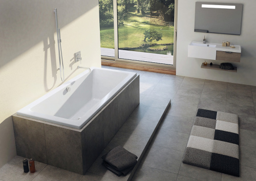 картинка Акриловая ванна Riho Lusso 200x90 B016001005 (BA6000500000000) без гидромассажа от магазина Сантехстрой