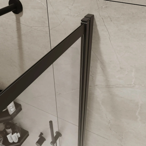 картинка RX15090CBL-21 Reflexion ограждение на ванну 150х90см Slider. Прозрачное закаленное стекло 5мм от магазина Сантехстрой