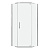картинка Душевое ограждение Niagara Eco NG-1009-14D (90х90х190) трапеция,распашное,хром,стекло прозрачное,1 место от магазина Сантехстрой