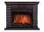 картинка Портал Firelight Porto 30 камень черный, шпон венге от магазина Сантехстрой