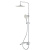 картинка F0780700 Like, душ.система: см-ль-полка д/ванны/душа, душ.штанга 1030-1460мм, верхний душ 220 мм, ру от магазина Сантехстрой