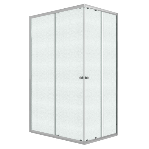 картинка Душевое ограждение Niagara Eco NG-1129-14QMT (120х90х190) прямоугольник,раздвижное,хром,стекло матовое,1 место от магазина Сантехстрой