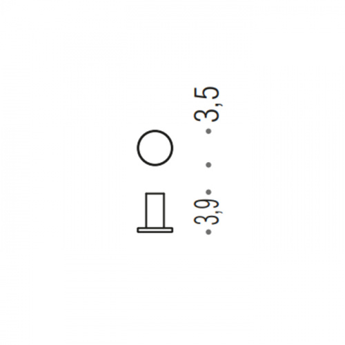 картинка Colombo Mini Крючок, цвет: золото матовое от магазина Сантехстрой