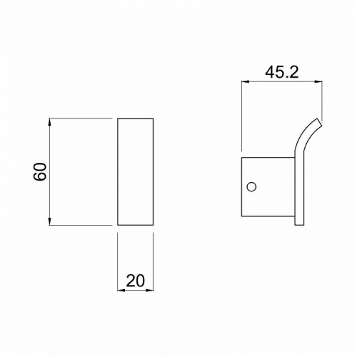 картинка Крючок Allen Brau Infinity 6.21001-31 Черный матовый от магазина Сантехстрой