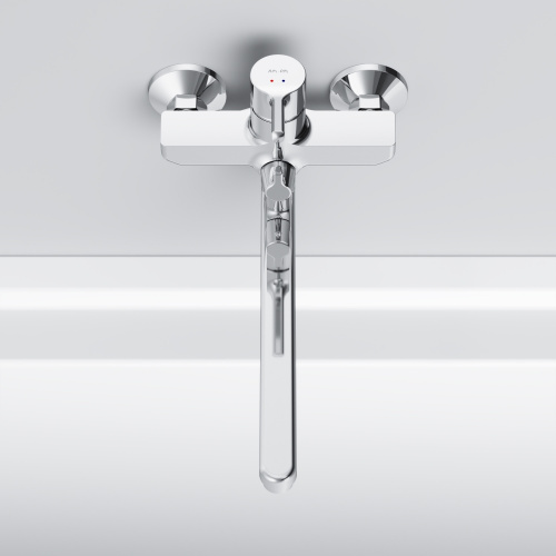 фото f85a90000 x-joy, смеситель д/ванны/душа, излив 300 мм, хром, шт