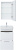 картинка Тумба под раковину Aquanet Ирис new 50 белый глянец (2 ящика, ножки) от магазина Сантехстрой