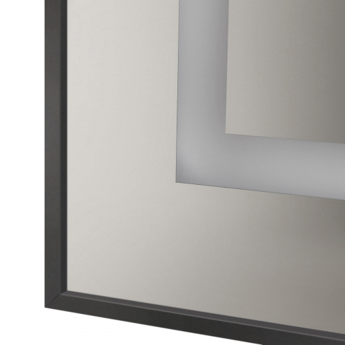 картинка Зеркало BelBagno SPC-KRAFT-1000-800-SENS-NERO от магазина Сантехстрой