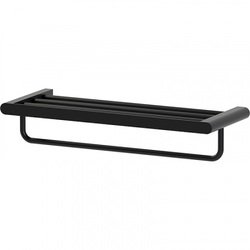 картинка Полка для полотенец Artwelle Schwarz 60 7781 Черная матовая от магазина Сантехстрой