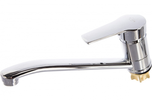 картинка Смеситель для кухни G-lauf Solone с поворотным изливом, хром SIT4-A182 от магазина Сантехстрой