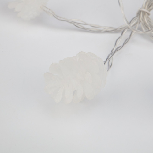 картинка Гирлянда светодиодная Шишки 5 м,  30 LED,  прозрачный ПВХ с контроллером,  цвет свечения теплый белый NEON-NIGHT от магазина Сантехстрой