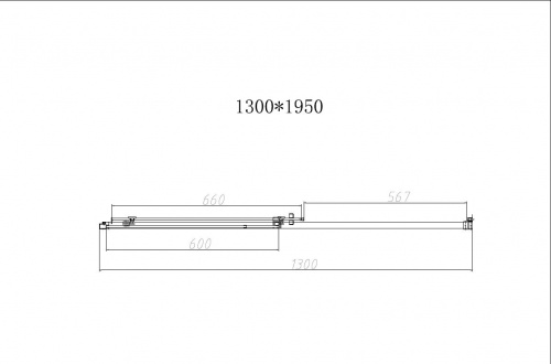 картинка Душевая дверь Vincea vds-4sn130cl от магазина Сантехстрой