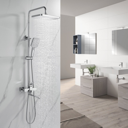 картинка Душевая система Shevanik S6136, хром от магазина Сантехстрой