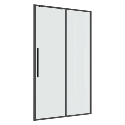 картинка Дверь в нишу Niagara Nova NG-34-11AGR (110х195) раздвижная,графит,стекло прозрачное,1 место от магазина Сантехстрой