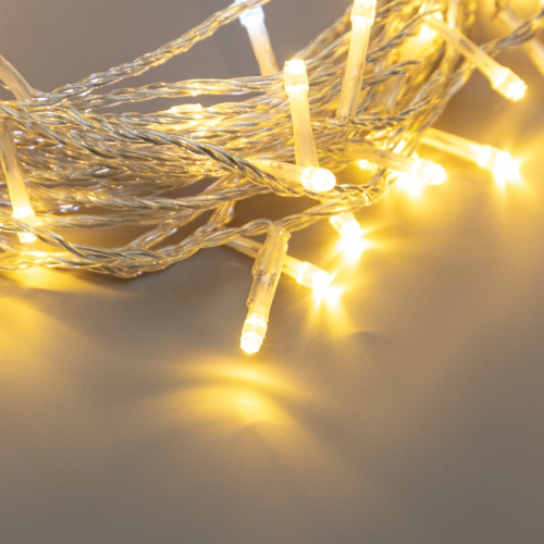 картинка Гирлянда Нить 20м,  с эффектом мерцания,  прозрачный провод,  IP44, 230В,  диоды ТЕПЛЫЕ БЕЛЫЕ,  150LED NEON-NIGHT от магазина Сантехстрой