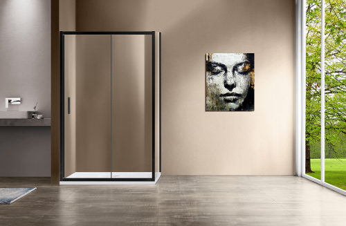 картинка Душевой уголок Vincea vsr-1g9015clb от магазина Сантехстрой