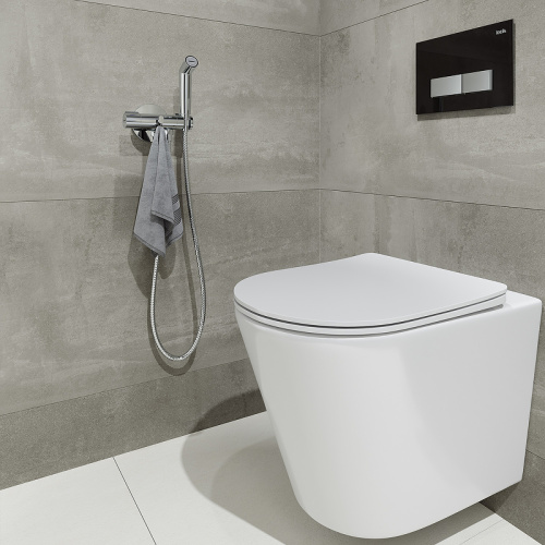 картинка Гигиенический душ со смесителем Iddis Axes AXESBR0i08 Хром от магазина Сантехстрой