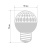 картинка Лампа шар e27 9 LED Ø50мм ТЕПЛЫЙ БЕЛЫЙ от магазина Сантехстрой