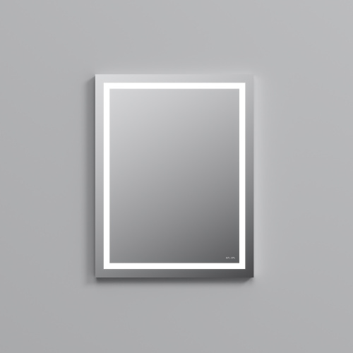 картинка M91AMOX0551WG Универсальное зеркало настенное с контурной LED-подсветкой, 55 см от магазина Сантехстрой