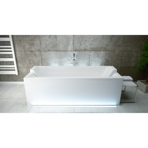 картинка Акриловая ванна 155х70 см Besco Quadro WAQ-155-PK от магазина Сантехстрой