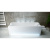 картинка Акриловая ванна 155х70 см Besco Quadro WAQ-155-PK от магазина Сантехстрой