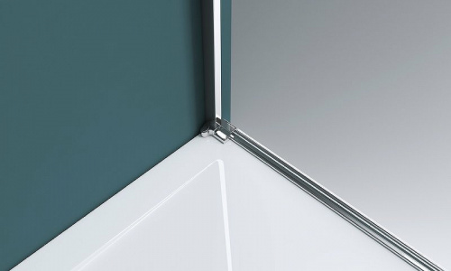 картинка Душевая дверь BelBagno Kraft 100 KRAFT-B-12-60/40-C-Cr-R профиль Хром стекло прозрачное от магазина Сантехстрой