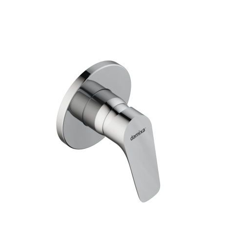 фото 777510001 jupiter, смеситель монтируемый в стену с гиг. душем, хром