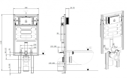 картинка Инсталляция для унитаза Allen Brau Pneumatic Pro 9.11103.20 от магазина Сантехстрой